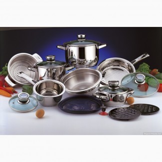 Посуда (сковородки, сотейники, кастрюли, столовые сервизы) по низким ценам с доставкой