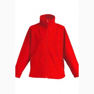 Детская флисовая куртка, красный цвет