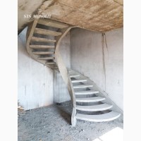 Лестница лестницы бетонные Кременчуг проект монтаж под заказ