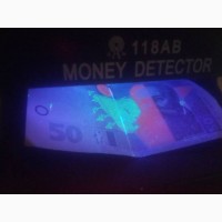 Детектор валют ультрафиолетовый портативный и стационарный от 220