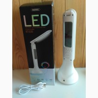 Настольная LED лампа USB Remax (OR) RT-E185 Times с экранчиком Настольная светодиодная