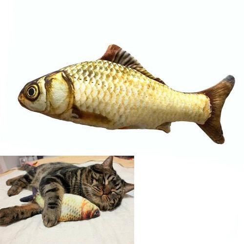 Фото 3. Мягкая игрушка рыба в ассортименте 20см, 40см, для кошек кота с кошачьей мятой, зоотовары