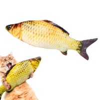 Мягкая игрушка рыба в ассортименте 20см, 40см, для кошек кота с кошачьей мятой, зоотовары