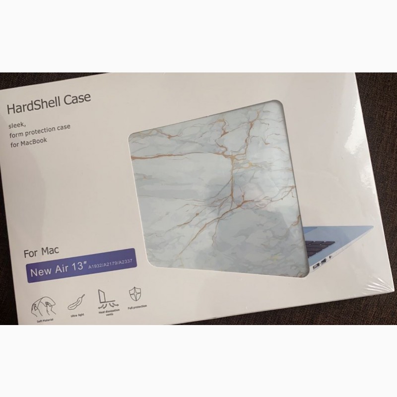 Фото 9. Чехол с рисунком под голубой мрамор MacBook Air/Pro 2020 13.3 Mramor