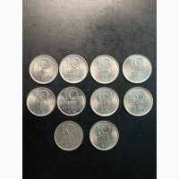 10 эре Подборка 10 монет. 1962-1973г. Швеция