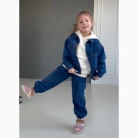 Детский джинсовый костюм мальчик/девочка