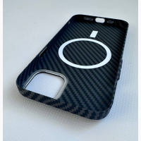 Карбоновий чохол на айфон 11 про макс Carbon Case with MagSafe акриловий тонкий чохол