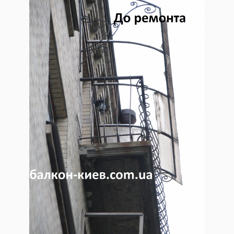 Фото 16. Ремонт и замена козырька из поликарбоната на балконе. Киев