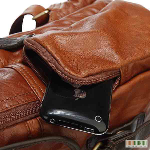 Фото 6. Продается большой кожаный рюкзак с отделением для ноутбука, винтаж, Casual