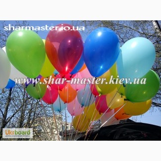 Гелиевые воздушные шары в Киеве, оформление свадьбы шарами, фигуры из шаров
