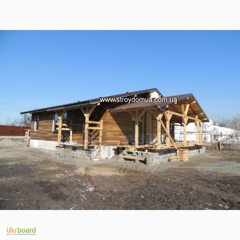 Фото 4. Строительство каркасных домов из сип панелей по канадской технологии в Харькове