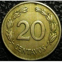Эквадор 20 сентаво 1946 г. СОСТОЯНИЕ