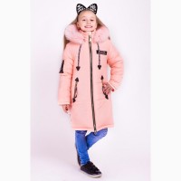 Зимняя куртка для девочки Мода яблоко разные цвета