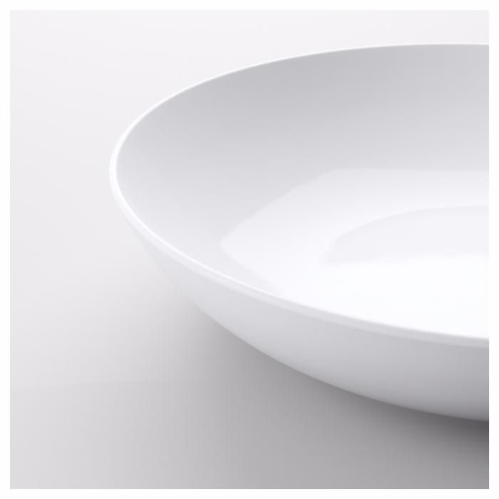 Фото 4. Прекрасный набор тарелок, белый (новый) ИКЕА