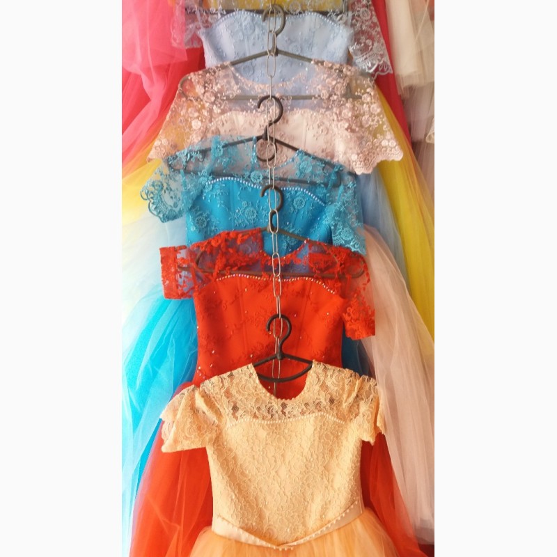 Фото 3. Детские праздничные нарядные платья Виолетта, возраст 7 - 8 лет, опт и розница- S223