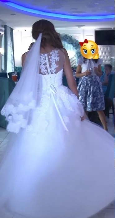 Фото 5. Продам красивое белоснежное свадебное платье