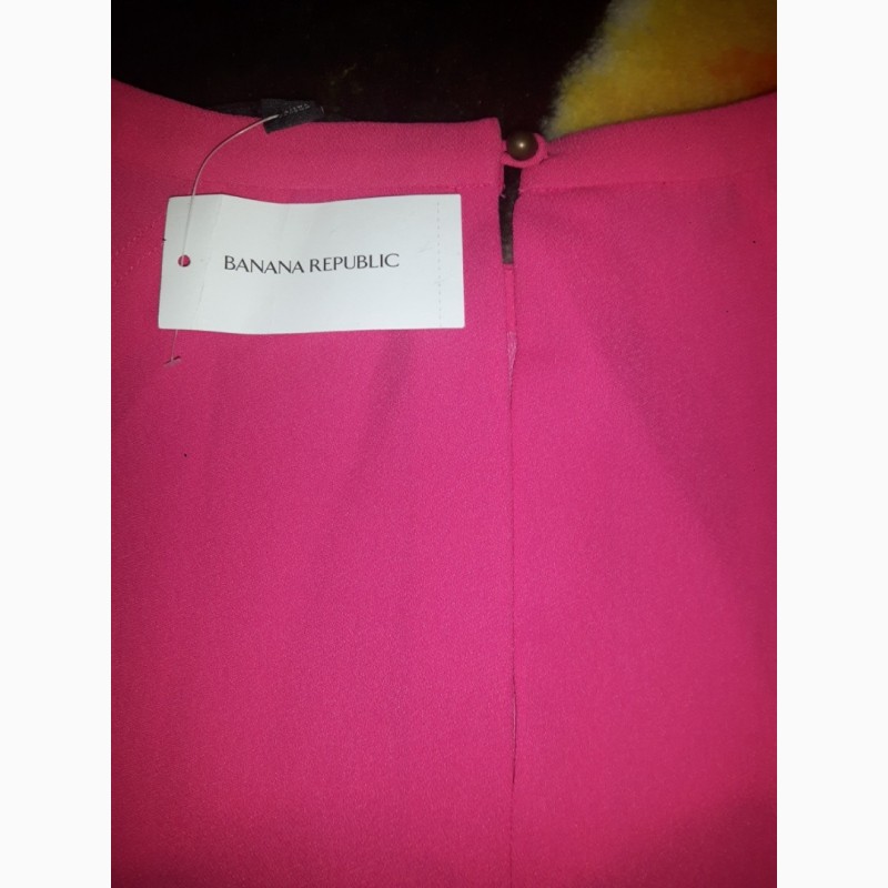 Фото 4. Платье розовое c воланом новое Banana Republic размер 4 состав 100% polyester