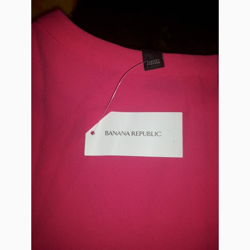 Фото 5. Платье розовое c воланом новое Banana Republic размер 4 состав 100% polyester