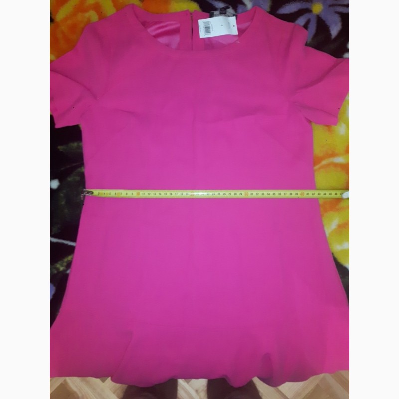 Фото 7. Платье розовое c воланом новое Banana Republic размер 4 состав 100% polyester