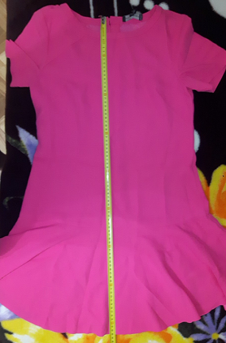 Фото 11. Платье розовое c воланом новое Banana Republic размер 4 состав 100% polyester