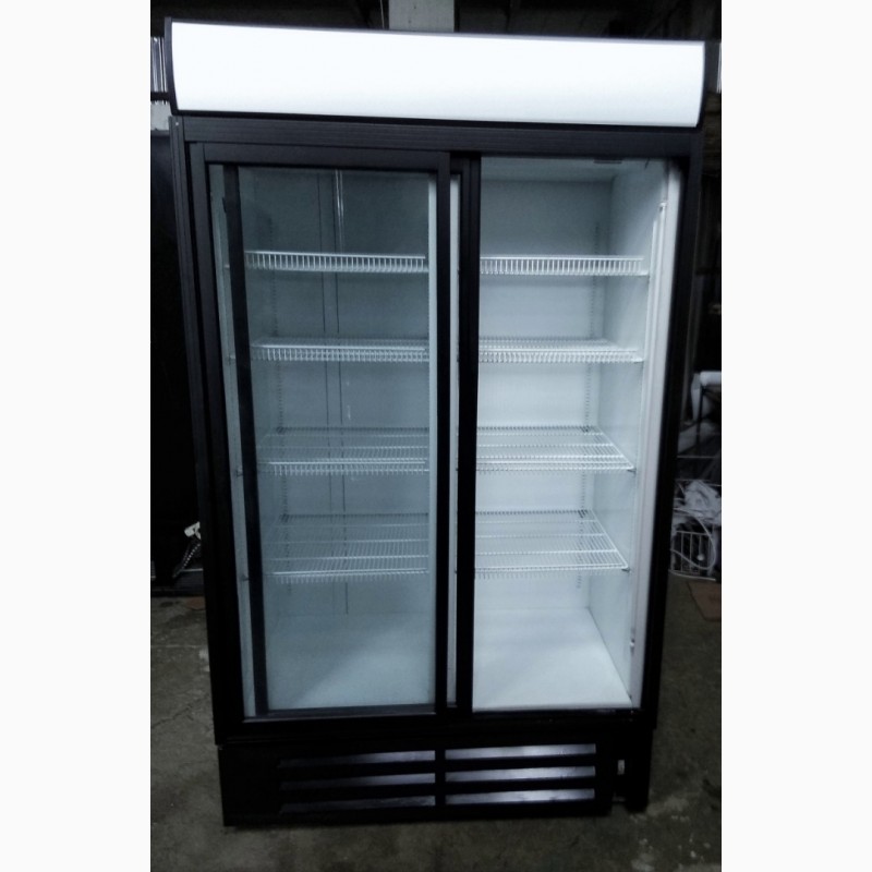 Фото 2. Вітрини-шкафи холодильні б/в з розсувними дверима з підсвіткою