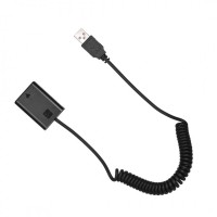 Адаптер питания от повербанка 5V USB NP-FW50 Sony A7 A7II A6400 A6000 c витым кабелем