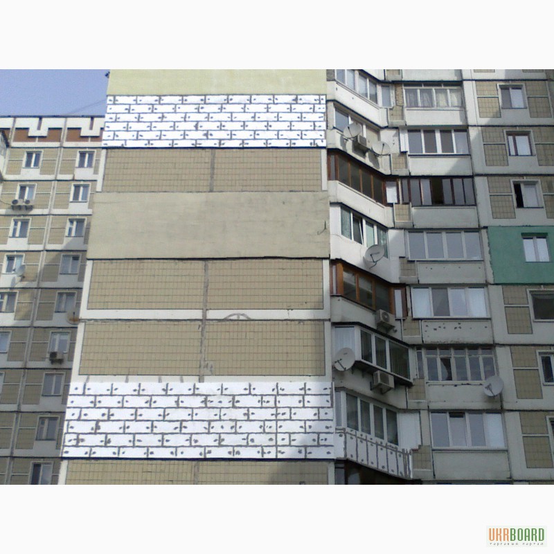 Фото 4. Фасадные работы. Утепление частных домов. Квартир на любой высоте. Киев и область
