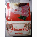 Мини кружки для ликёра. Mazurka, Мазурка, 6 шт, Австрия. Made in Austri. 1970-е