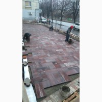 Тротуарная плитка в Днепропетровске пять кирпичей