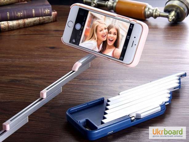 Stikbox чехол на iPhone 6 со встроенной селфи-палкой (монопод)+ блютуз купить в Украине