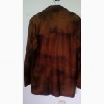 Кожаная куртка - пиджак, кожа крек, р.50-52 (новая)
