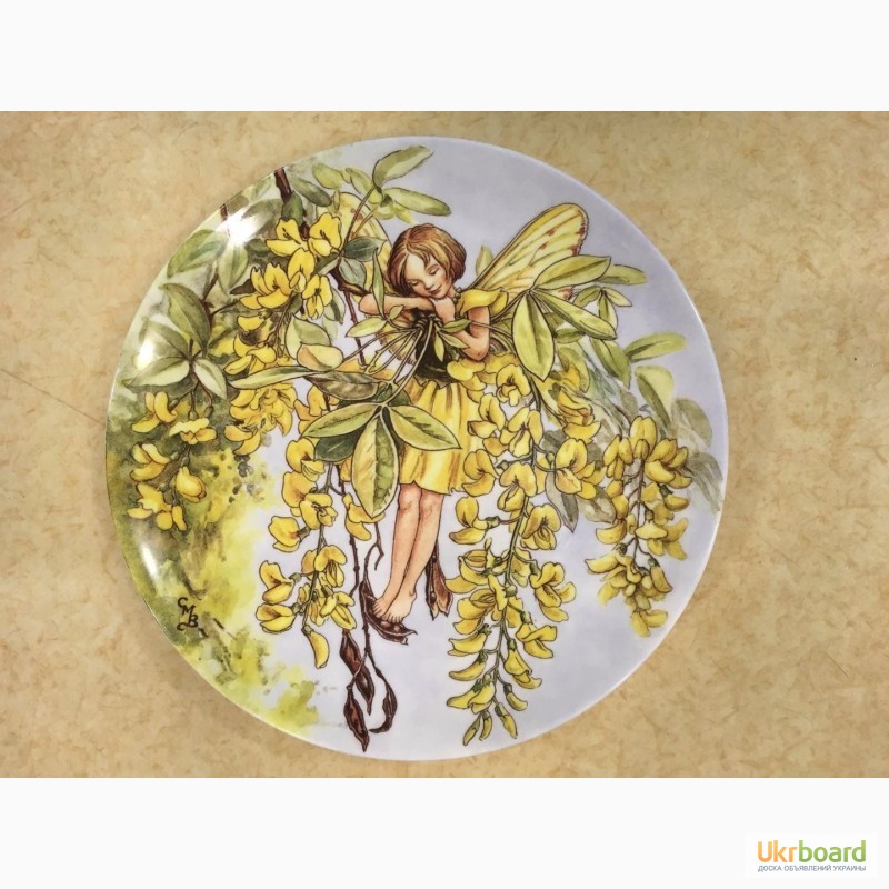 Фото 4. Продам английские настенные тарелки с изображением цветочных фей