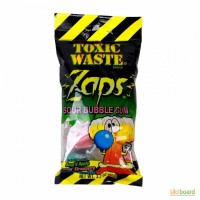 Кислые жвачки Toxic Waste Zaps Bubble Gum