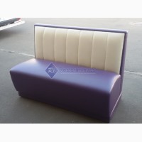 Продажа диванов б/у для кафе фиолетовых из кожзаменителя
