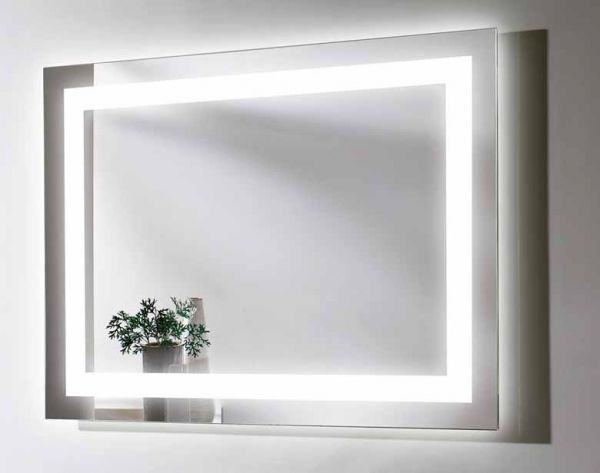 Купить прямоугольное зеркало с LED подсветкой