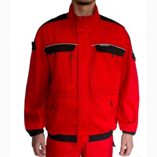 Куртка рабочая красно-черная Trend