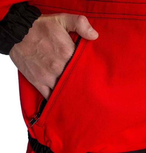 Фото 3. Куртка рабочая красно-черная Trend