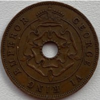 Южная Родезия 1 пенни 1944 год с510 РЕДКАЯ