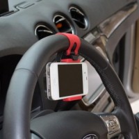 Автомобильный держатель для телефона авто на руль