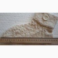 Носочки - ботики из альпаки 24 см