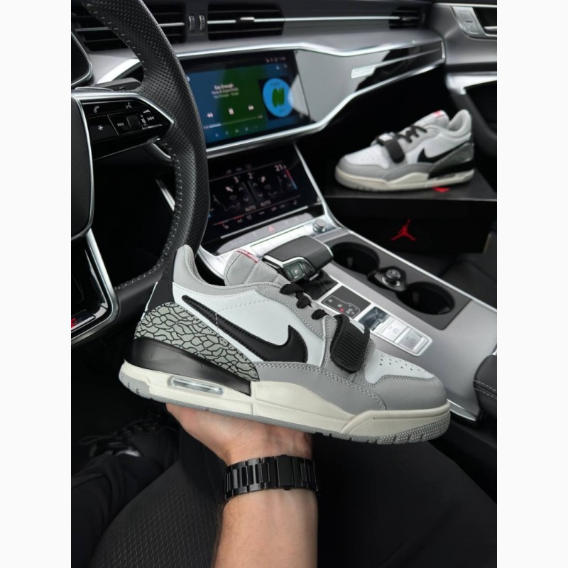 Фото 5. Nike Air Jordan Legacy 312 Low M Grey White Black - кроссовки мужские