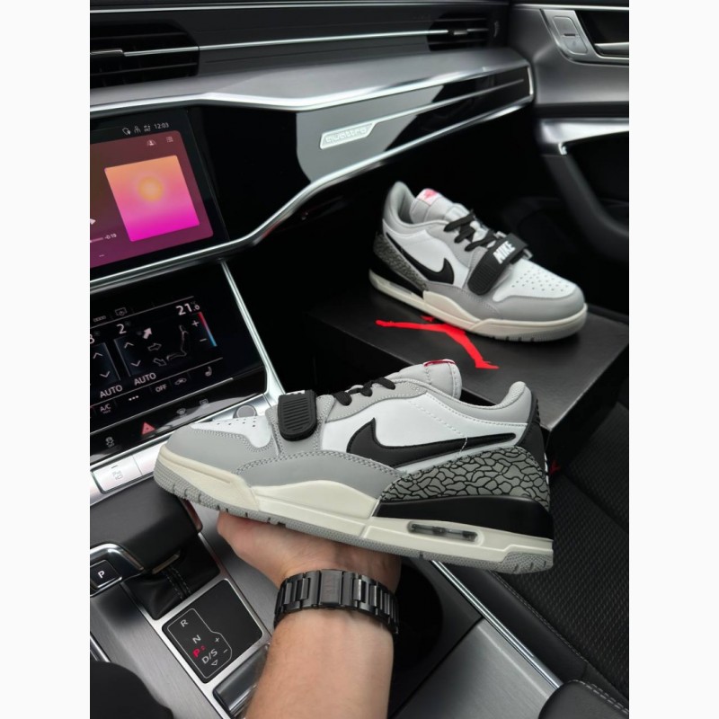 Фото 8. Nike Air Jordan Legacy 312 Low M Grey White Black - кроссовки мужские