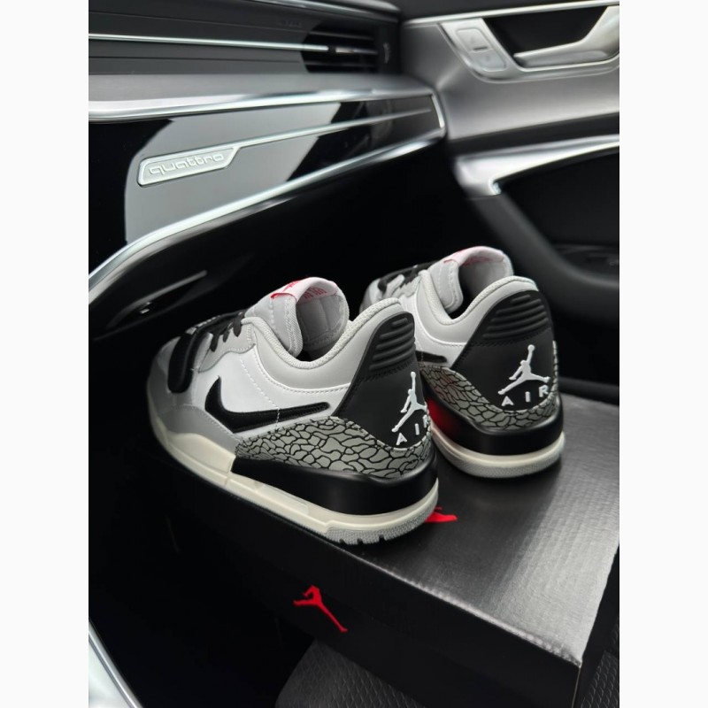 Фото 9. Nike Air Jordan Legacy 312 Low M Grey White Black - кроссовки мужские
