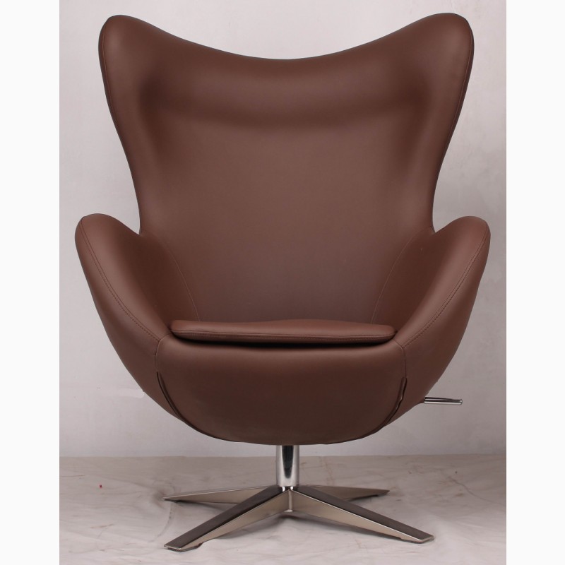 Фото 2. Кресла ЭГГ (EGG) коричневый, красный, черный, белый, кремовый кожзам для дома, офиса