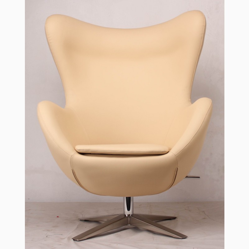 Фото 5. Кресла ЭГГ (EGG) коричневый, красный, черный, белый, кремовый кожзам для дома, офиса
