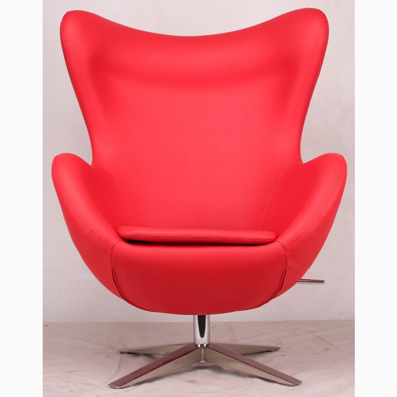 Фото 7. Кресла ЭГГ (EGG) коричневый, красный, черный, белый, кремовый кожзам для дома, офиса