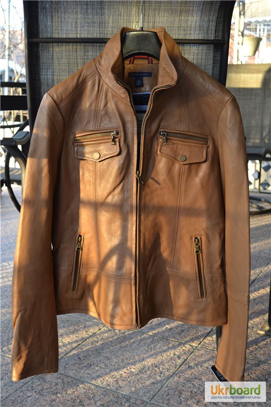 Фото 3. Куртка tommy hilfiger leather bomber jacket , оригинал