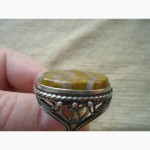 Винтажное кольцо с натуральным камнем