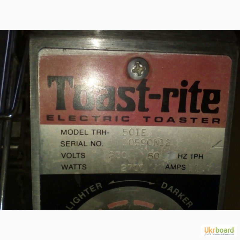 Фото 3. Тостер конвейерный бу Toast-rite TRH 50IE с гарантией