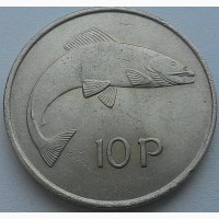 Ирландия 10 пенни 1969 год